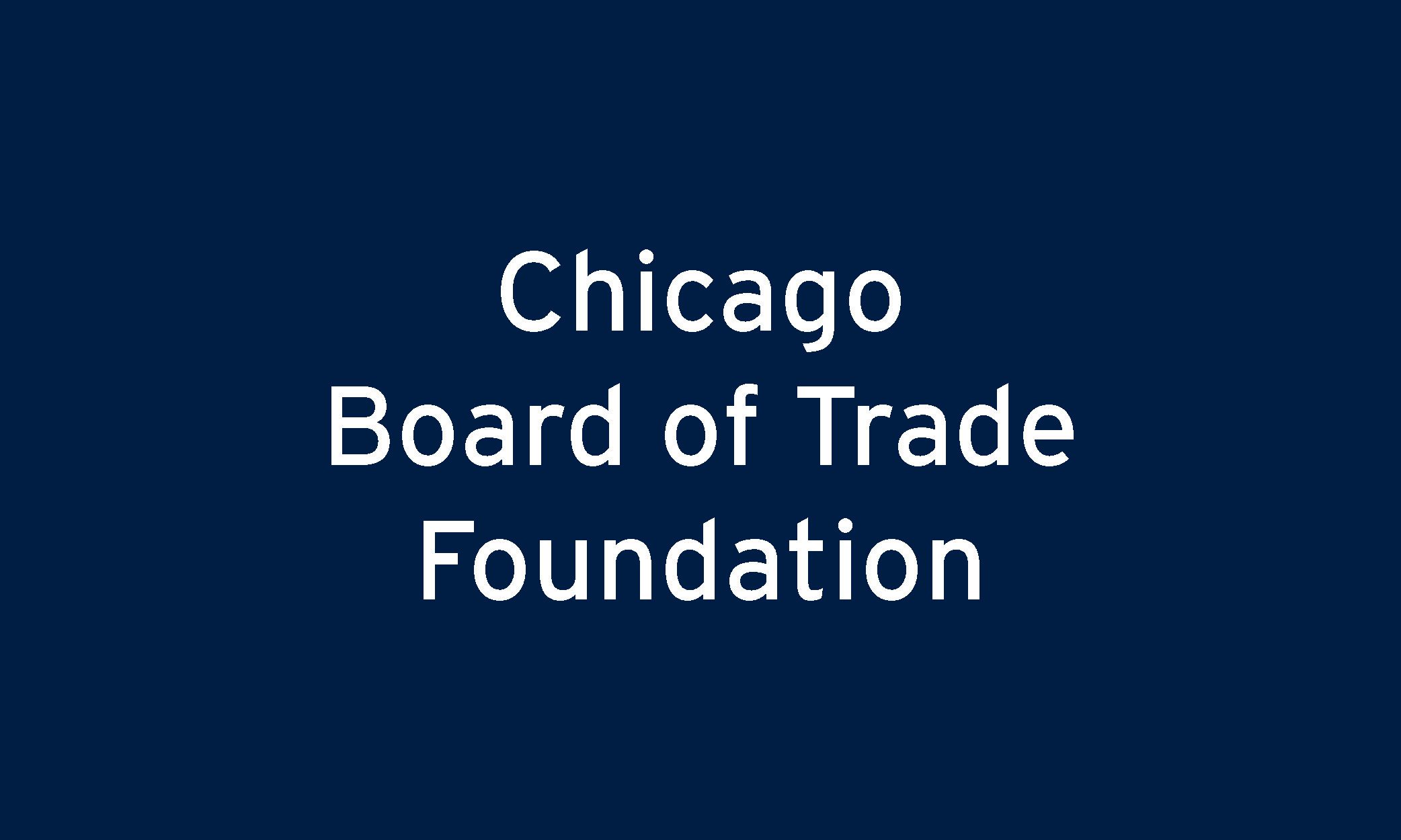 Chicago Board of Trade Foundation