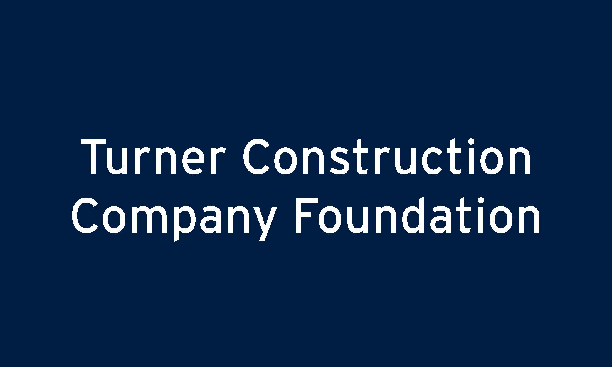 Turner Construction Company Foundation